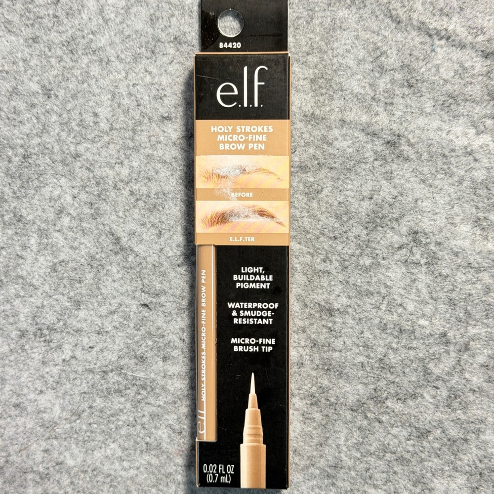 ELF Holy Strokes Micro-Fine Brow Pen‎ Blonde 84420 Waterproof Smudge-Resistant